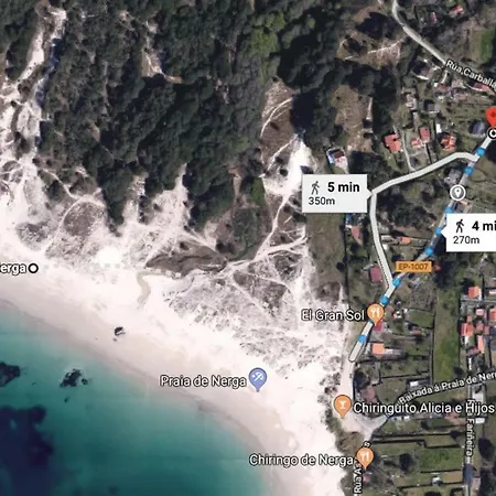 Casa De Rilo ,para 6/8 En La Playa De Nerga * Hio